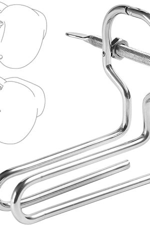 Adjustable Anal Expander Vaginal Expander Anal Stretcher BDSM Toy Yoikun Stainless Steel Butt Plugs for Anal Trainer,Anal Plug Anal Toys for Men,Women and Beginners (B-2 Beads)