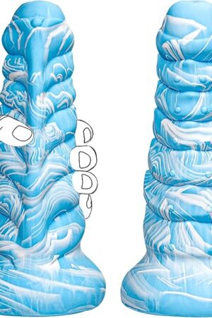 2.83 Diameter Extra Huge Thick Monster Dildo: 10 Inch Big Fantasy Dildo with Ridges & Beads for G Spot Stimulation, Long Giant Silicone Dildos with Wide Suction Cup, Anal Toys for Women Gay