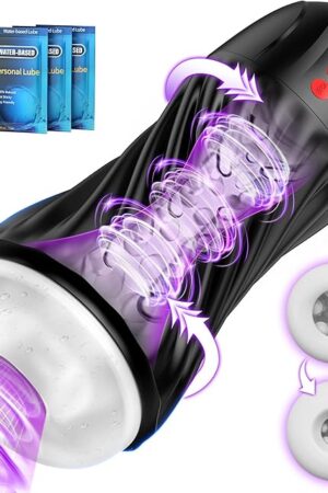 Automatic Male Masturbator Sex Toys for Men - ACUMUM Male Masterbator Blowjobsex Machine Sex Toy, Hands Free Masturbators Pocket Pussy Male Stroker with 5 Sucking & 10 Vibrating Modes