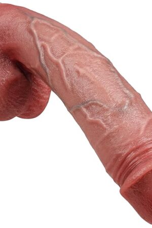 11 Inch Realistic Big Huge Girthy Dildo - Thick Giant Anal G Spot Dildo with Suction Cup, Soft Liquid Silicone Dildos for Vaginal Anal Play, Strap on Massive Adult Sex Toys & Games for Men Women Gay