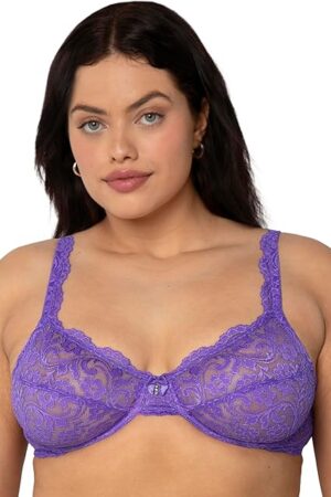 Womens Signature Lace Unlined Underwire Bra