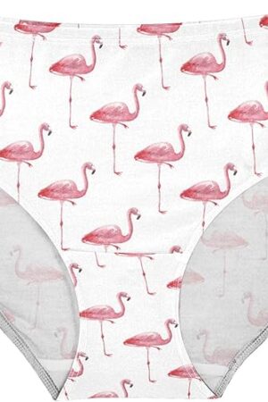 Women's Stylish Sexy Pattern Girls Underwear Soft Breathable High Waist Brief Stretchy Bikini Panties