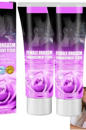 2Pcs Feminine Care Solution Orgasm Enhancement Care Gel Orgasm Quick Effective Care Solution Intimacy Enhancement Cream 60ml