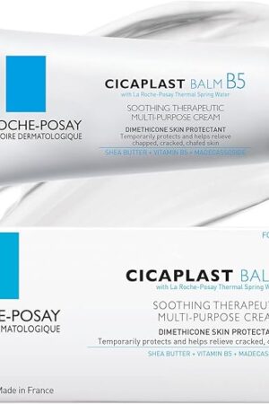 La Roche-Posay Cicaplast Balm B5, Healing Ointment and Soothing Therapeutic Multi Purpose Cream for Dry & Irritated Skin, Body and Hand Balm, Baby Safe, Fragrance Free