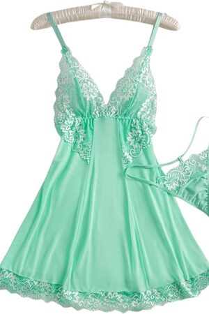 Women's Lingerie Sexy Nightwear Nightgown Sexy Babydoll Chemise Sleepshirts S-XL