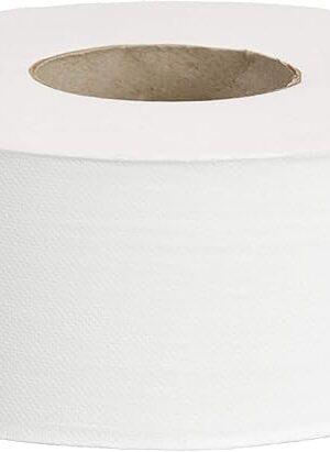 AmazonCommercial 2-Ply White 9' Jumbo Roll Toilet Paper/Bath Tissue (416972)|Bulk for Business |Septic Safe |Compatible with Universal Dispensers|FSC Certified |1000 feet per Roll (12 Rolls)()