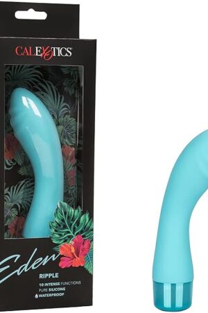 CalExotics Eden Ripple, 10 Function Waterproof Silicone Vibrating G Spot Vibrator - SE-0736-35-3