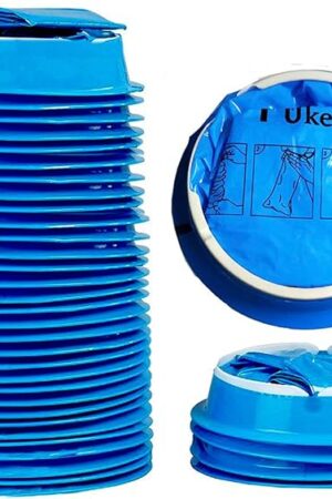 50 Pack Emesis Bag, Disposable Vomit Bags, Aircraft Barf Car Sickness Nausea Bags for Travel Motion Sickness