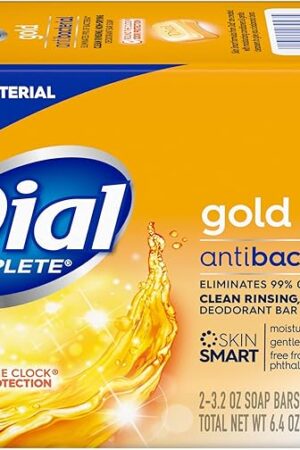Dial Gold Antibacterial Deodorant Bar Soap, 32 Ounce, (Pack of 2)