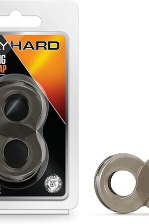 Blush Novelties Stay Hard Cock Ring & Ball Strap - Harder, Bigger, Stronger Erections - Soft & Stretchy Penis Ring for Long Lasting - Male Performance Enhancement - Adult Sex Toys for Men or Couples
