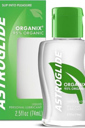 Astroglide Organix Liquid (25 Oz) Water Based Personal Lubricant with 95% Organic Ingredients