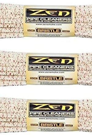 ZEN Bundles Zen Pipe Cleaners Hard Bristle, 132 Count (Pack of 3),Yellow