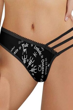 Women's Breathable Seamless Thong Panties String Thongs No Show Underwear Pack
