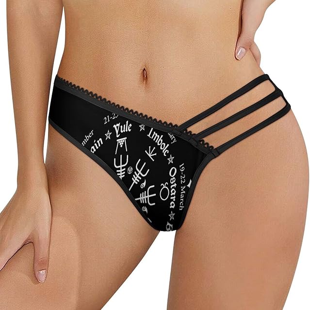 Women's Breathable Seamless Thong Panties String Thongs No Show Underwear Pack
