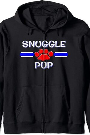 Human Snuggle Pup Play Gear, Gay BDSM Puppy PetPlay Fetish Zip Hoodie