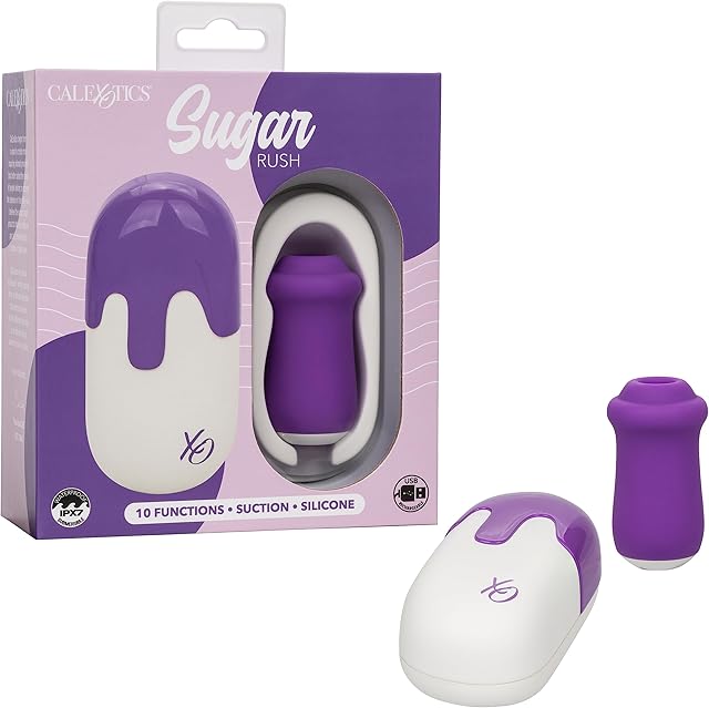CalExotics Sugar Rush Massager with Discreet Case - SE-0062-56-3