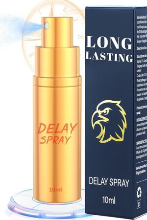 Desensitized Delay Sprayer for Long Last Men Sex Novelties, Fast-Acting Formula Sex Sprays for Climax Control in Bed, Sexual Enhancers Last Longer Sex Supplement for Him, 0.34 FL OZ
