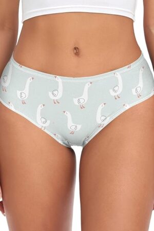 Women Underwear Panties for Women Printed Bikini Panties Lightweight Cheeky Hipster XS-XXL