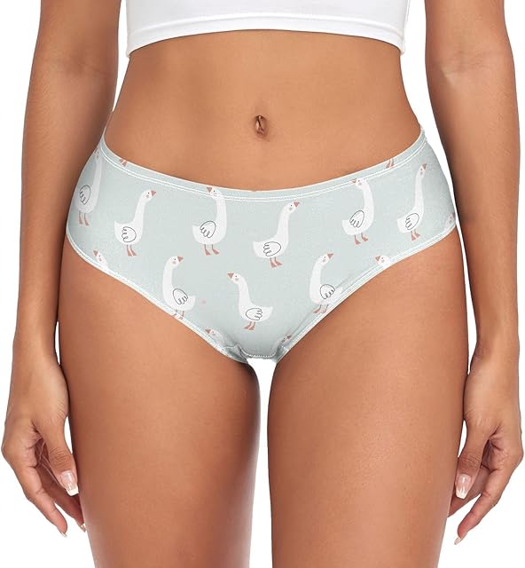 Women Underwear Panties for Women Printed Bikini Panties Lightweight Cheeky Hipster XS-XXL