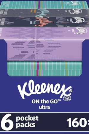 Kleenex 16 Pocket Packs (10 per pack), White, Box