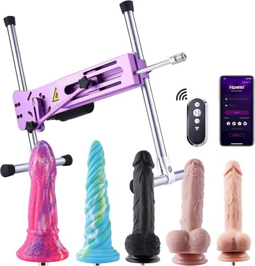 Hismith 100W Premium Sex Machine, APP Controlled Sex Machine with KlicLok System, Love Machine Wommen Gift Packaging for Anniversaries …