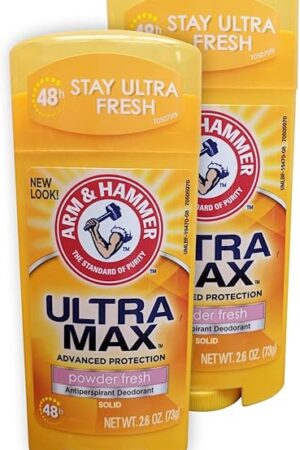 Arm & Hammer Ultramax Invisible Solid Powder Fresh Antiperspirant & Deodorant-26 oz, 2 pack