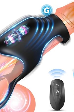 Vibrating Cock Ring Penis Sleeve, Clitoral Stimulator Couples Adult Sex Toys Penis Ring Vibrator, 10 Vibrations Male Vibrator Penis Enlarger Extention Ring, Sex Pleasure Anal G spot Stimulation