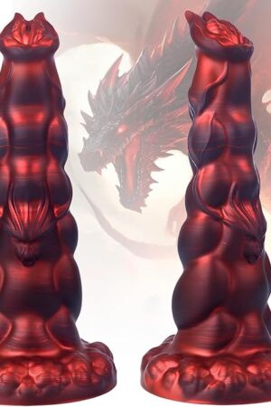 10.6" Monster Dildo Dragon Dildo, Alien Dildo Horse Dildo Huge Thick Dildo, Fantasy Knot Big Dildo with Strong Suction Cup, G Spot Vagina Anal Sex Stimulation, Adult Sex Toys for Women Men Gay