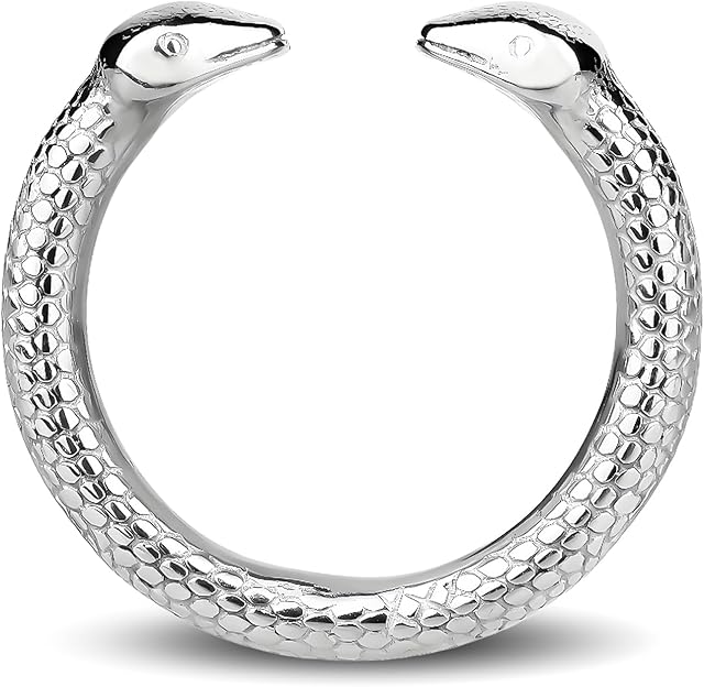 Glans Weighted Penis Ring Sex Toys in 5 Different Sizes Stainless Steel Chastity Cock Rings Scrotal Pendant Opening Design for Men or Couple (Silver,25mm/0.98in)