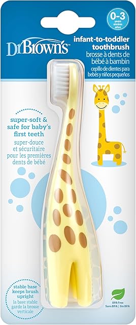 Dr Brown's Infant-to-Toddler Toothbrush, Giraffe