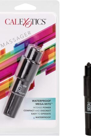 CalExotics Waterproof Mega-Mite Massager ? Pocket Personal Vibrator ? Adult Sex Toys for Couples - Black