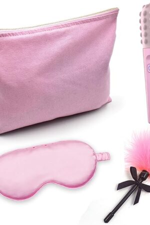Erotic Sex Toy Set for Couples:Mini Vibrator, Massager, Flirting Feather, Sex Toy Blindfold - Adult Toy Set, Holiday Gift for Unforgettable Intimate Moments