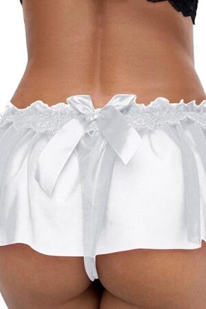 Women's Lingerie Sexy Sheer Lace Skirts Plus Size Bandage Garter Stocking Panties Thongs Naughty Cheeky Slutty Cute Chemise