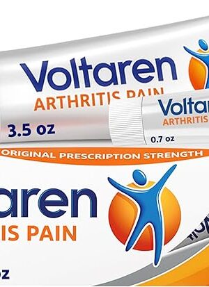 Voltaren Arthritis Pain Gel for Powerful Topical Arthritis Pain Relief with Diclofenac - NEW Easy Open Cap - 100 g Tube And 20 g Travel Size Tube