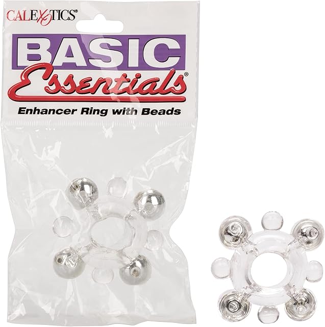 CalExotics Basic Essentials Enhancer Ring with Beads