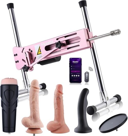 Hismith 100W Premium Sex Machine, APP Controlled Sex Machine with KlicLok System, Love Machine Gift Packaging for Anniversaries …