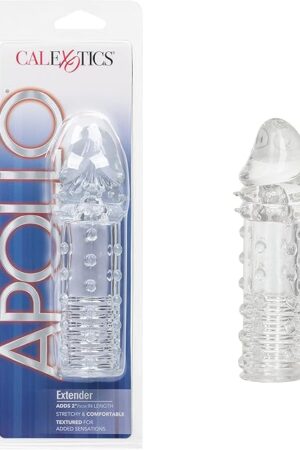 CalExotics Apollo Extender Cock Ring, Clear