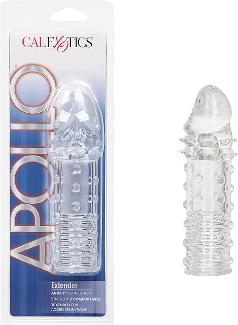 CalExotics Apollo Extender Cock Ring, Clear