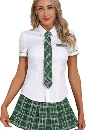 Woman's Japanese Schoolgirls Uniform Sexy Sailor Dress Anime Cosplay Costumes Lingerie Outfit