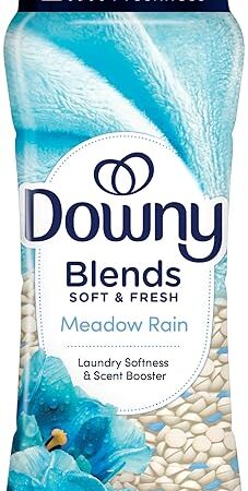Downy Blends In-Wash Laundry Scent Booster Beads, Meadow Rain Scent, 245 OZ, Fabric Sottener Beads and Freshness