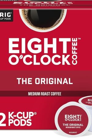 Eight O'Clock Coffee The Original, Keurig Single Serve K-Cup Pods, Medium Roast, 72 Count (6 Packs of 12)