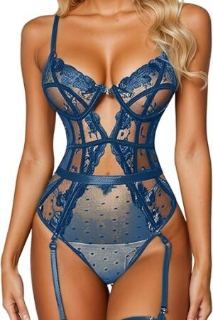Women's Sexy Lace Trim Bodysuit Comfortable Wear for Home and Daily Use