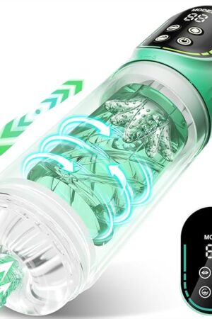 Automatic Male Masturbator Penis Pump, Male Sex Toys for Men Sex Toy Adult Toys Pocket Pussy Stroker Masturbators with 3 Pump & 7 Thrusting Rotating Vibrating Sucking Sex Machines & Devices