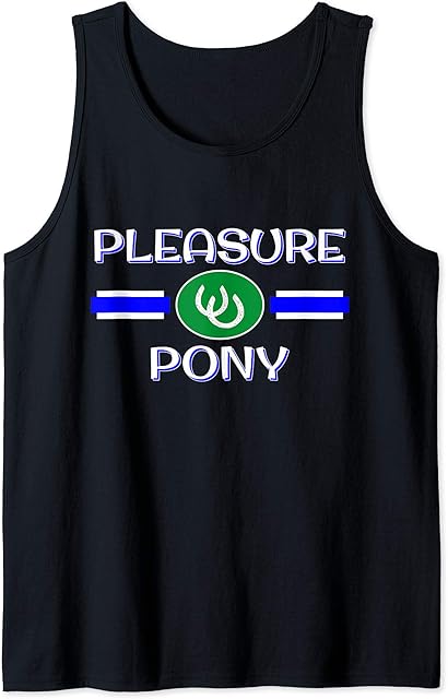BDSM Pleasure Pony Fetish Shirt, Human Dom Sub PonyPlay Kink Tank Top