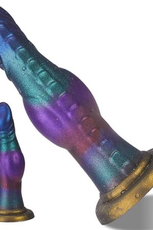 7.5'' Small Monster Dildo for Women, Liquid Silicone G-spot Realistic Dragon Dildo,Prostate Massage Fantasy Anal Dildo with Strong Suction Cup for Hands-Free Play, Adult Sex Toys for Women, Men