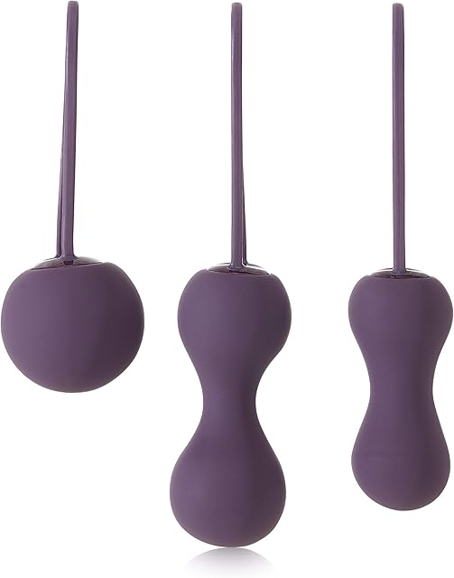 Ami 3-Step Progressive Kegel Set, 100% Medical Grade Silicone - Purple