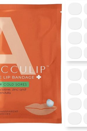 Cold Sore Patch Lysine Cold Sore Treatment for Lips, Lysine Lip Balm Alternative for Cold Sore Relief, Medicated Fever Blister Cold Sore Patch, L-lysine Cold Sore Treatment, FSA Eligible