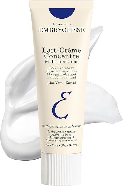 Embryolisse Lait-Cr?me Concentr?, Multifunction Daily Moisturizer, Primer, and Makeup Remover, Suitable for All Skin Types French Face Cream With Shea Butter & Aloe Vera