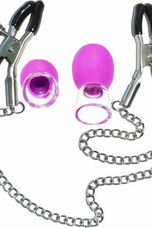 Adjustable Metal Nipple Clamps Entertainment Clip for Women R1166 Non-Piercing Nipplerings Clip On Nipple Rings Decorative Clip for Clothing Accessories Suction Cup