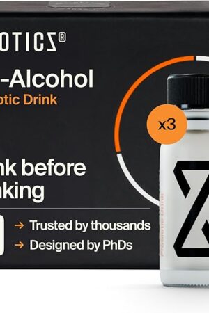 ZBiotics — Feel Better After Drinking, Wake Up Refreshed, Science-Backed, Patented Probiotic for Easier Mornings, Travel-Friendly, 3-Pack of 05 Fl Oz Bottles